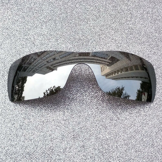 Silver Polarized Replacement Lenses For-Oakley Oil Rig Sunglass