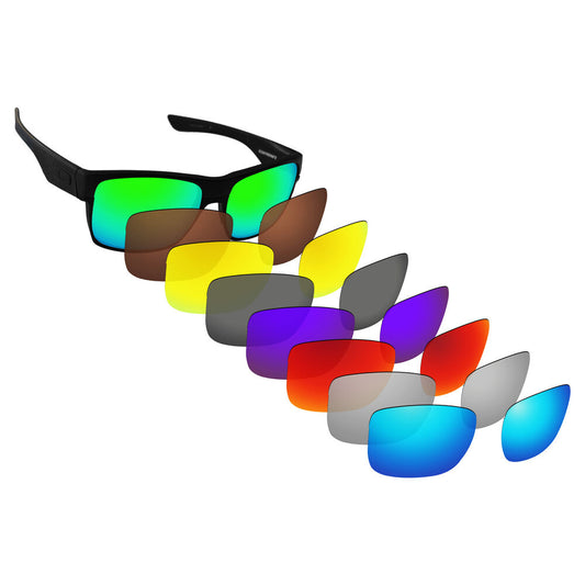 Hawkry Polarized Replacement Lenses for-Oakley TwoFace OO9189 Sunglass - Options