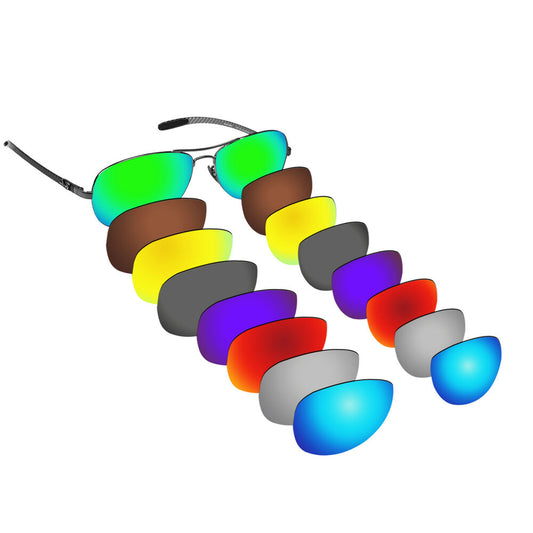 Hawkry Polarized Replacement Lenses for - RayBan-RB8301-59 Sunglass - Multiple
