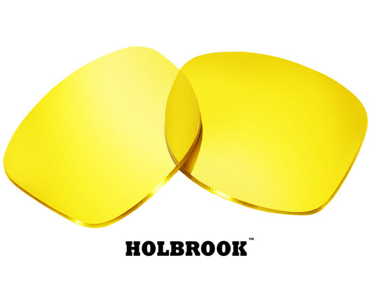 LenSwitch Replacement Lenses for Oakley Holbrook Sunglasses Yellow