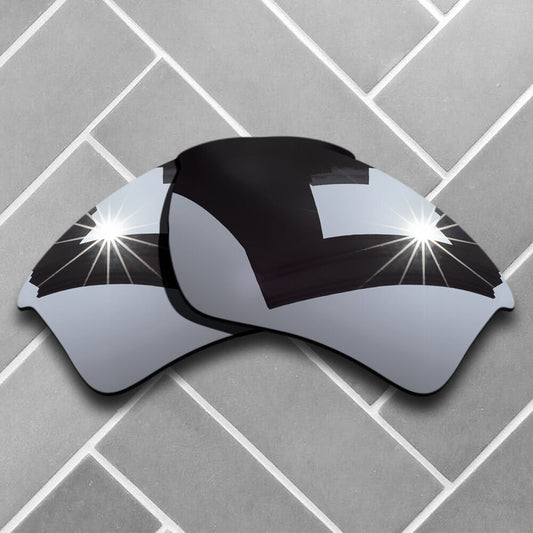 Polarized Silver Chrome Mirror Replacement Lenses for-Oakley Half Jacket 2.0 XL