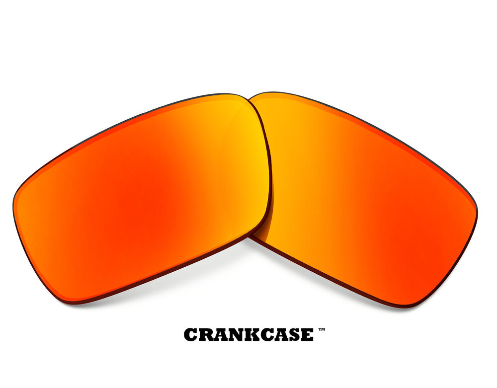 LenSwitch Replacement Lenses for Oakley Crankcase Sunglasses Red Mirror