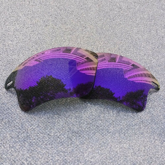 Purple Polarized Replacement Lenses For-Oakley Fast Jacket XL Sunglass OO9156