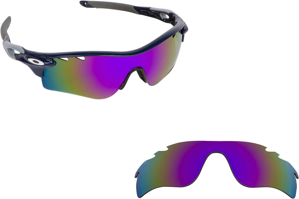LenSwitch Polarized Replacement Lenses for Oakley Radarlock Path Vented Purple