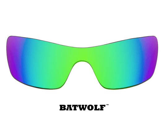 LenSwitch Polarized Replacement Lenses for Oakley Batwolf Sunglasses Green