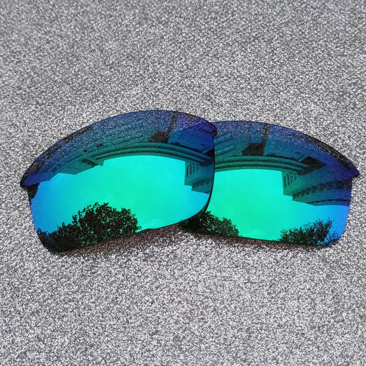 Green Polarized Replacement Lenses For-Oakley Flak Jacket XLJ Sunglass