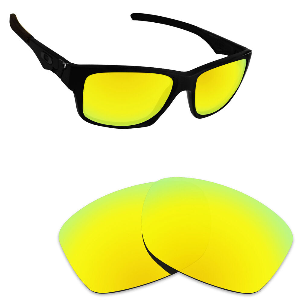 Hawkry Polarized Replacement Lenses for-Oakley Jupiter Carbon 24K Golden