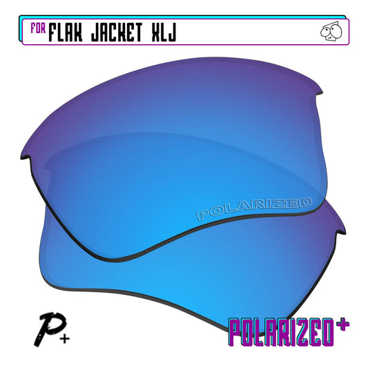 POLARIZED+ Replacement Lens For-Oakley Flak Jacket XLJ Sunglass Anti-Scratch