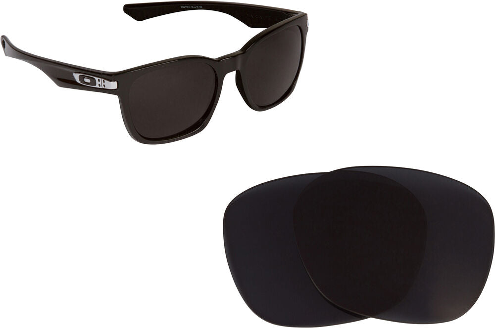 LenSwitch Replacement Lenses for Oakley Garage Rock Sunglasses Dark Gray