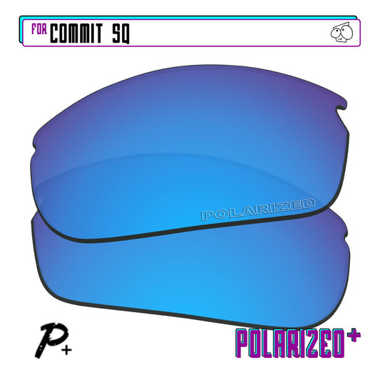 POLARIZED+ Replacement Lens For-Oakley Commit SQ Sunglass Anti-Scratch