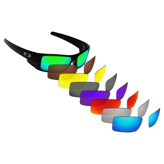Hawkry Polarized Replacement Lenses for-Oakley Gascan Asian Fit (AF) OO910 - Opt