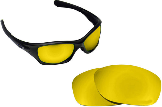 LenSwitch Polarized Replacement Lenses for Oakley Pit Bull Sunglasses Gold