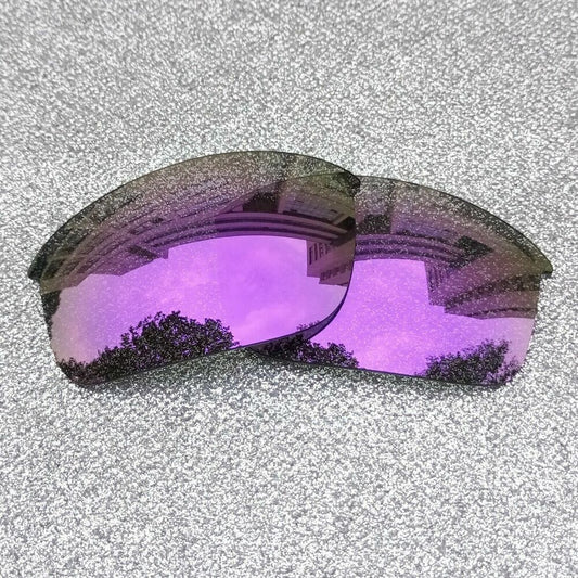 Purple Polarized Replacement Lenses For-Oakley Flak Jacket Frame