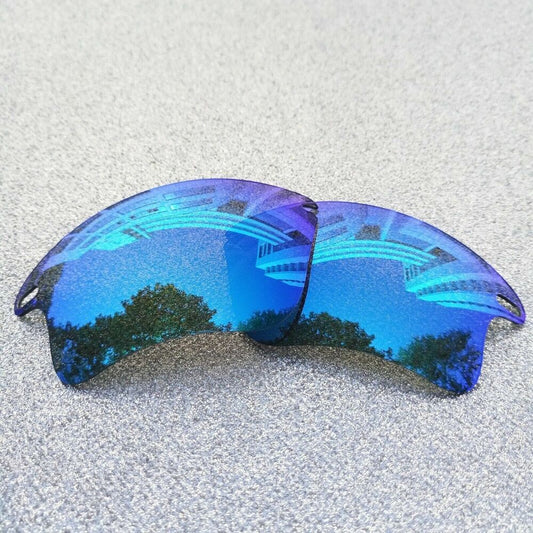 Polarized Replacement Lenses For-Oakley Fast Jacket XL Frame Ice Blue OO9156