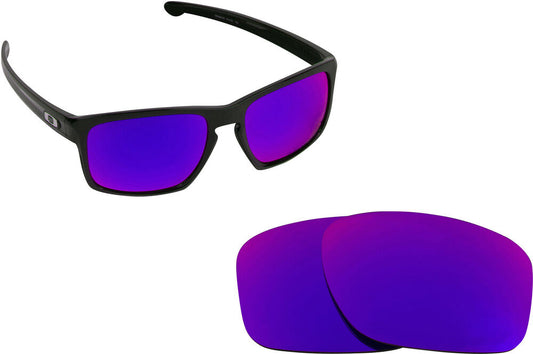 LenSwitch Polarized Replacement Lenses for Oakley Sliver Sunglasses Purple