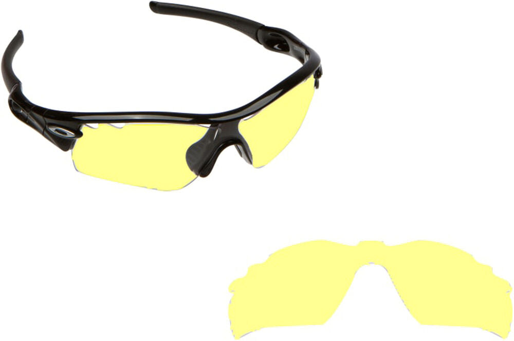 LenSwitch Polarized Replacement Lenses for Oakley Radar Path Vented Yellow