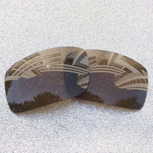 Brown Polarized Replacement Lenses For-Oakley Oil Drum Sunglass