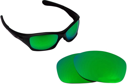 LenSwitch Polarized Replacement Lenses for Oakley Pit Bull Sunglasses Green