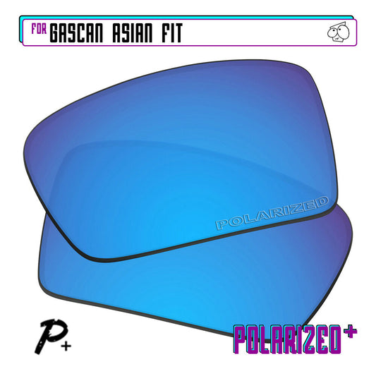 POLARIZED+ Replacement Lens For-Oakley Gascan Asian Fit Sunglass Anti-Scratch