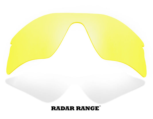 LenSwitch Replacement Lenses for Oakley Radar Range Sunglasses Yellow