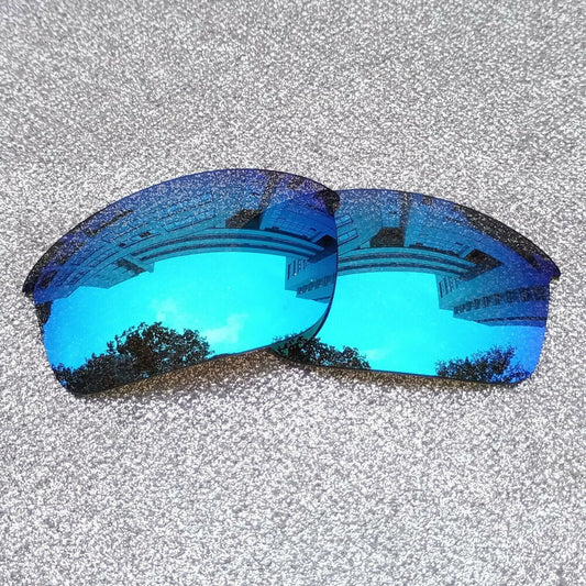 2 Sets Ice Blue Polarized Replacement Lenses For-Oakley Half Jacket XLJ Sunglass