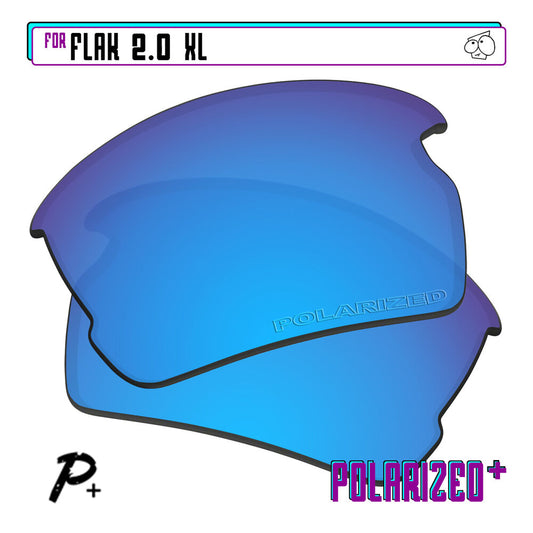 POLARIZED+ Replacement Lens For-Oakley Flak 2.0 XL Sunglass Anti-Scratch