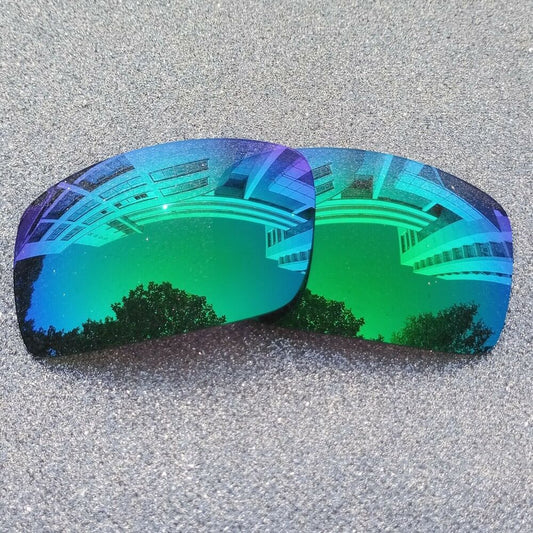 Green Polarized Replacement Lenses For-Oakley Oil Drum Sunglass