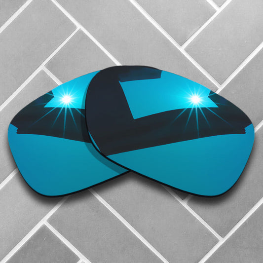 Polarized Sky Blue Mirrored Replacement Lenses for-Oakley Twoface
