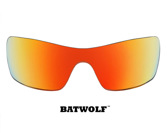 LenSwitch Replacement Lenses for Oakley Batwolf Sunglasses Red Mirror