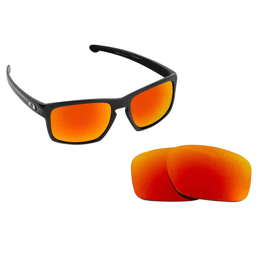 LenSwitch Polarized Replacement Lenses for Oakley Sliver Sunglasses Red