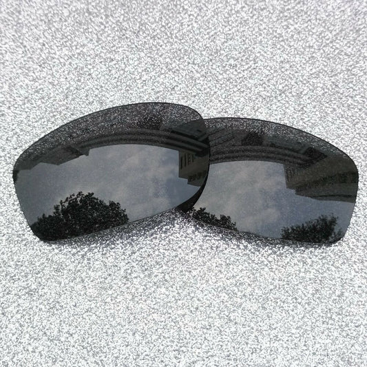 Black Polarized Replacement Lenses For-Oakley Jawbone Sunglass 2 Pairs