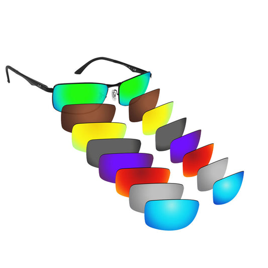 Hawkry Polarized Replacement Lenses for - RayBan-RB3498-61 Sunglass - Multiple