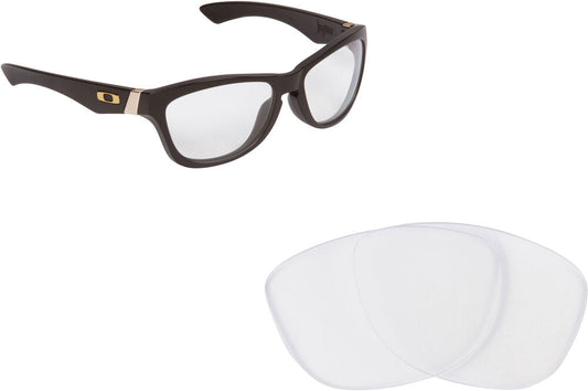 LenSwitch Replacement Lenses for Oakley Jupiter Sunglasses Crystal Clear