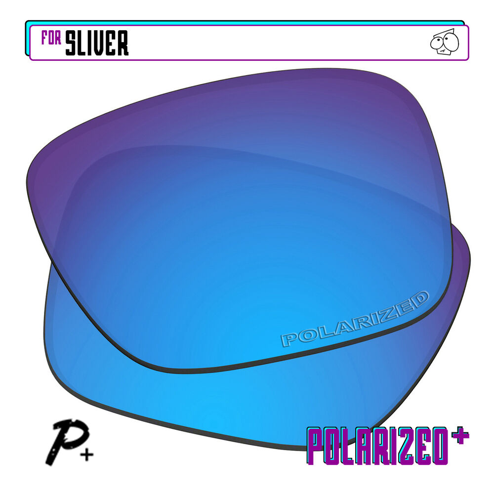 POLARIZED+ Replacement Lens For-Oakley Sliver Sunglass Anti-Scratch