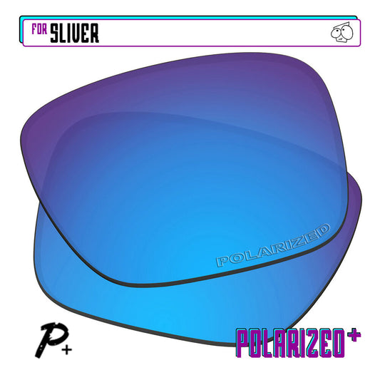 POLARIZED+ Replacement Lens For-Oakley Sliver Sunglass Anti-Scratch