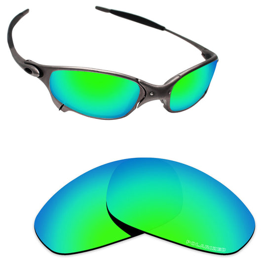Hawkry SaltWater Proof Green Replacement Lenses for-Oakley Juliet -Polarized