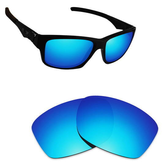 Hawkry Polarized Replacement Lenses for-Oakley Jupiter Carbon Sunglass Ice Blue
