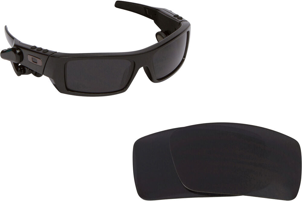 LenSwitch Polarized Replacement Lenses for Oakley Thump 2 Sunglasses Gray