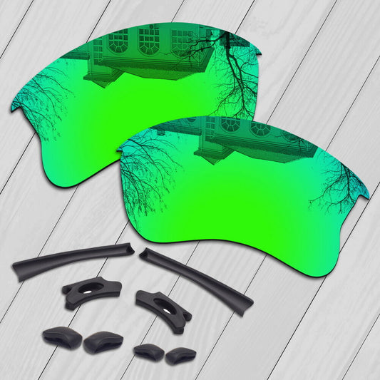 POLARIZED Replacement Lenses & Kit For-Oakley Flak Jacket XLJ Sunglass - Green
