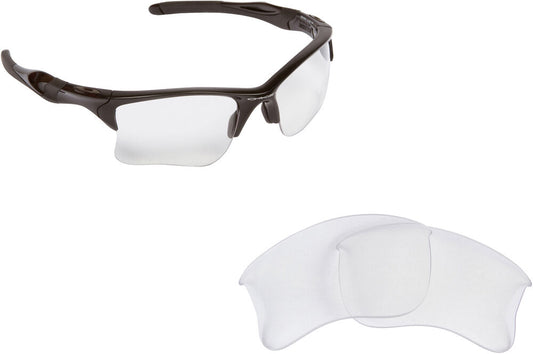 LenSwitch Replacement Lenses for Oakley Half Jacket 2.0 XL Sunglasses Clear