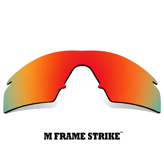 LenSwitch Polarized Replacement Lenses for Oakley M Shades Strike Shades Red