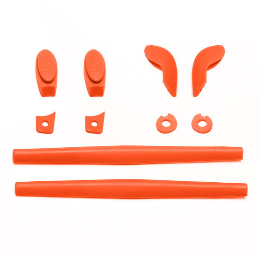 Hawkry Kits Replacement Earsocks & Nose Pieces For-Oakley Juliet -Orange Red
