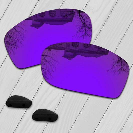 POLARIZED Replacement Lens & Nose Pad For-Oakley Fives Squared Sunglasses-Purple