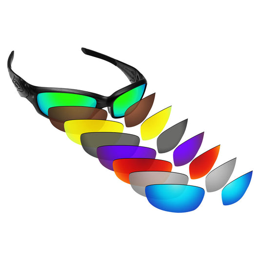 Hawkry Polarized Replacement Lenses for-Oakley Straight Jacket 2007 - Multiple