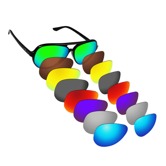 Hawkry Polarized Replacement Lenses for - RayBan-RB4125-59 Sunglass - Multiple