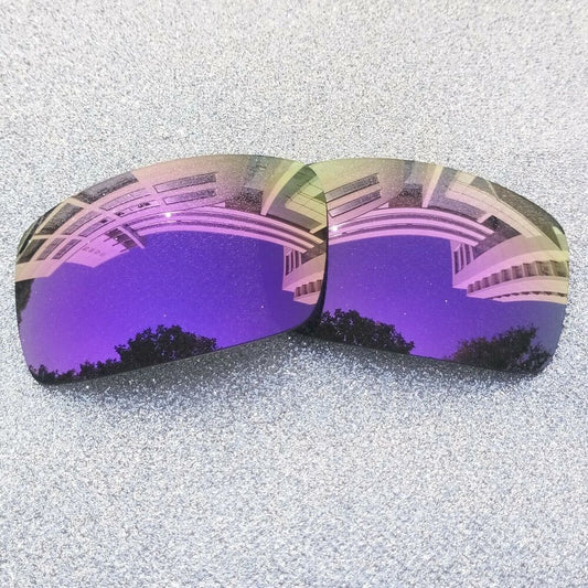 Purple Polarized Replacement Lenses For-Oakley Oil Drum Sunglass