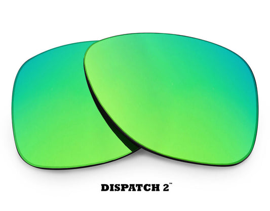 LenSwitch Polarized Replacement Lenses for Oakley Dispatch 2 Sunglasses Green