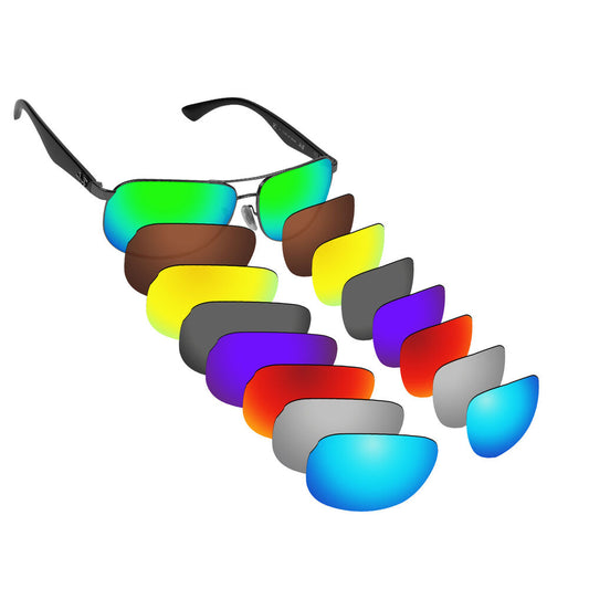 Hawkry Polarized Replacement Lenses for - RayBan-RB3502-61 Sunglass - Multiple