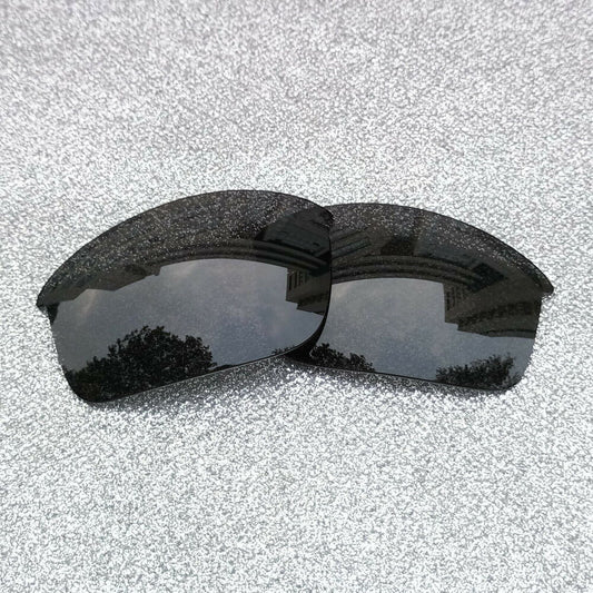 Black Polarized Replacement Lenses For-Oakley Flak Jacket XLJ Sunglass