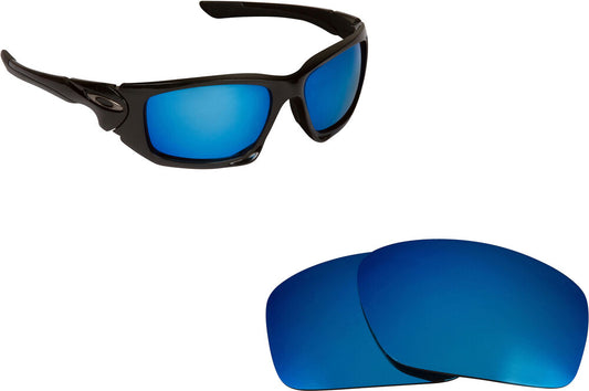 LenSwitch Polarized Replacement Lenses for Oakley Scalpel Sunglasses Blue